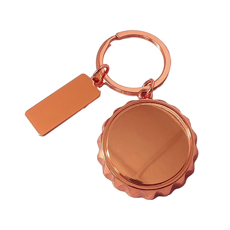 Llavero Tapa Destapador Encobrizado