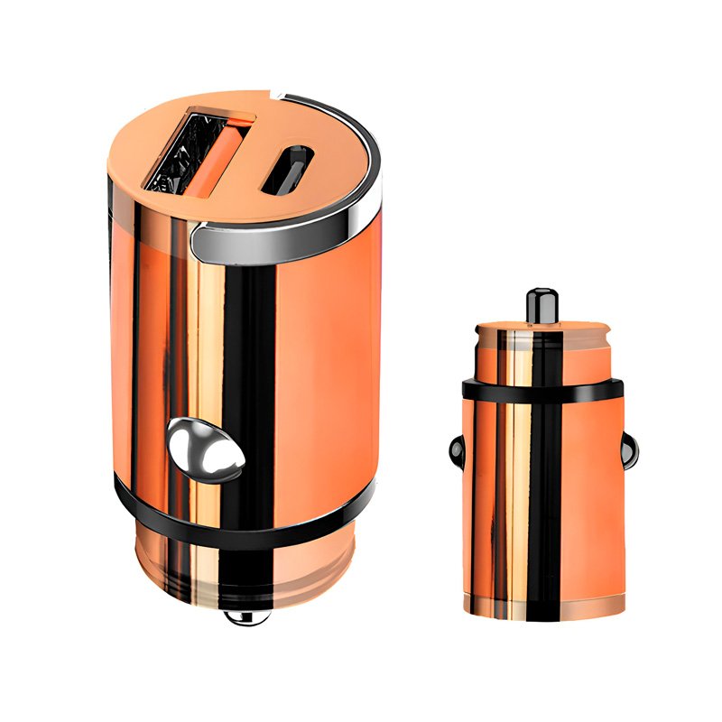 Adaptador Metálico Para Automóvil Encobrizado