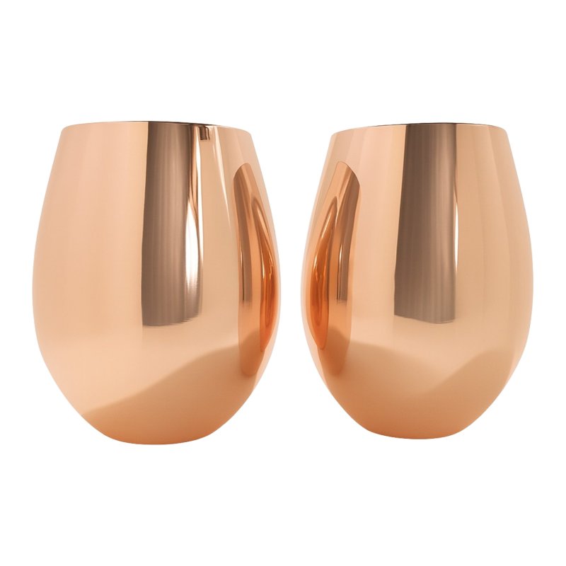 Set De Vasos Encobrizados