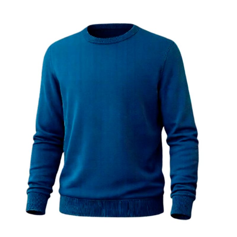 Poleron Algodon Cuello Redondo