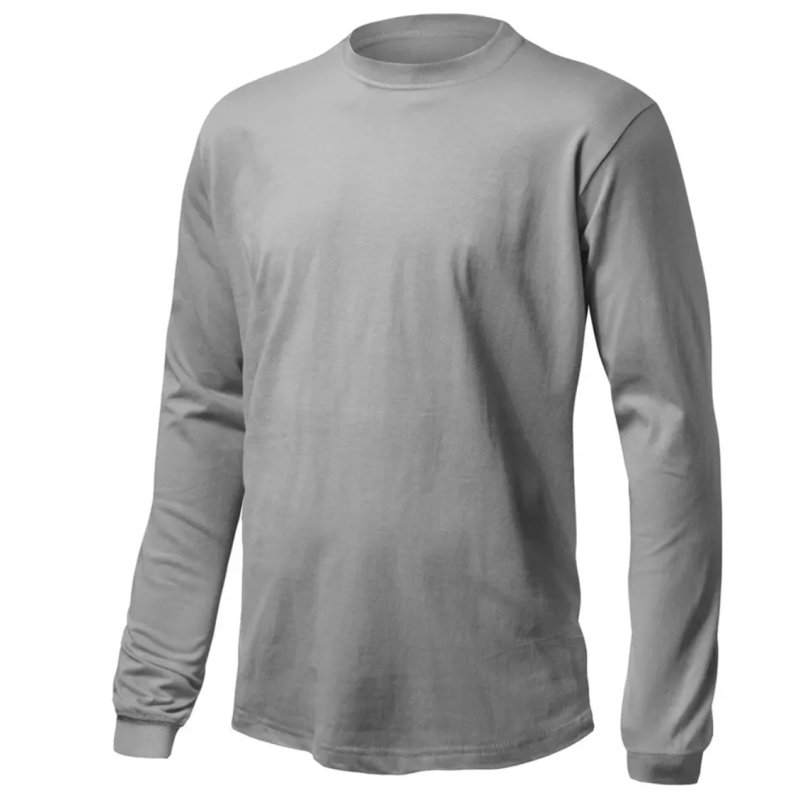 Polera Algodon Hombre Manga Larga