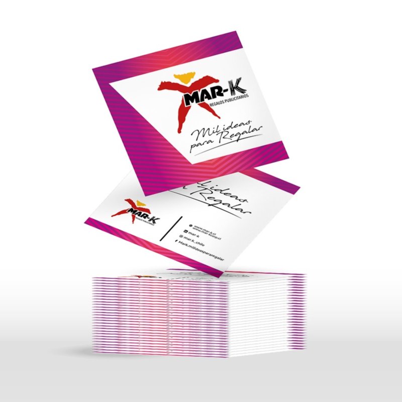 Tarjeta De Saludo - Merchandising corporativo personalizable