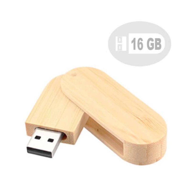 Pendrive Bamboo  - Merchandising corporativo personalizable