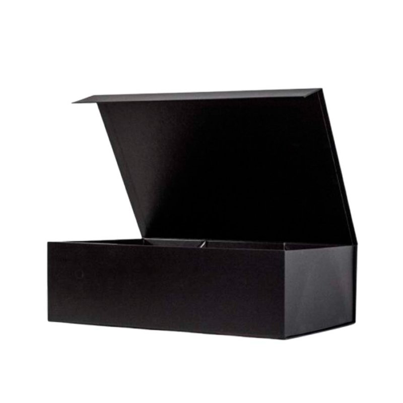 Caja Con Cierre Magnético Premium Negra | 12x33x27 Cm