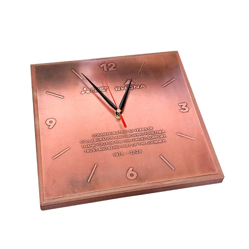 Reloj Grabado Patinado