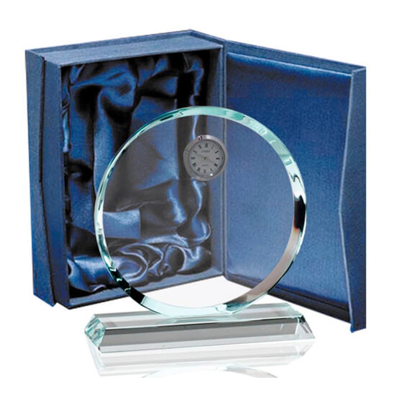 Galvano Cristal Reloj Circular