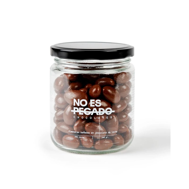 Almendras Bañadas En Chocolate De Leche 240 Gr - Merchandising corporativo personalizable
