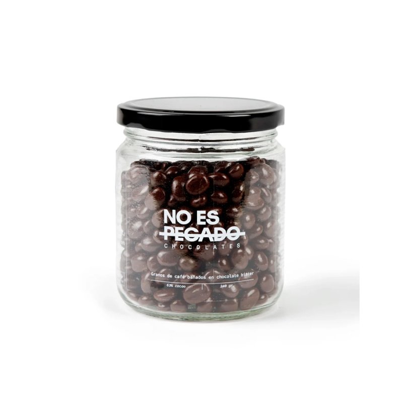 Granos De Café Bañados En Chocolate Semiamargo Vegano 240 Gr