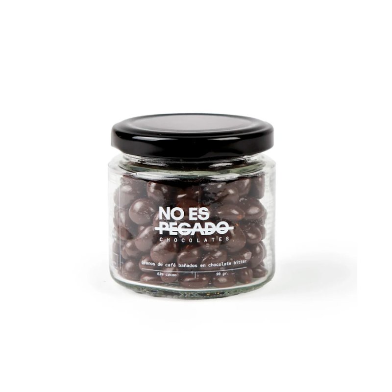 Granos De Café Bañados En Chocolate Semiamargo Vegano 90 Gr