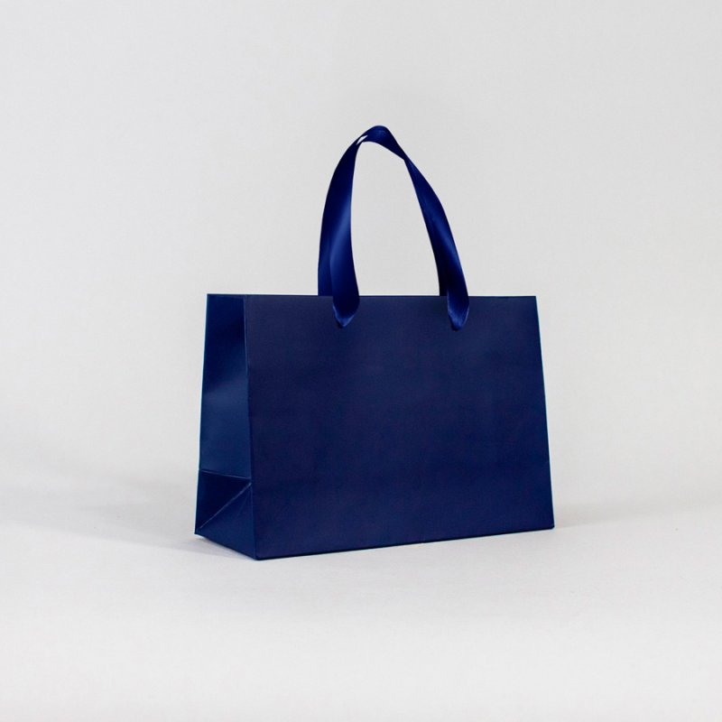 Bolsa De Papel Premium Azul Marino