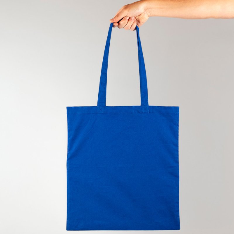 Bolsa De Algodón Azul 42x38 (cm)