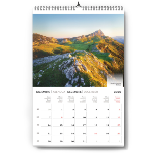 Calendario Anillado Pared